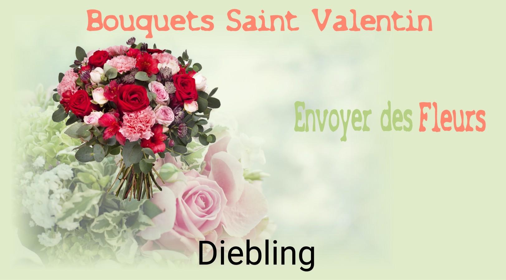 Roses de Saint-Valentin livrées à Diebling
